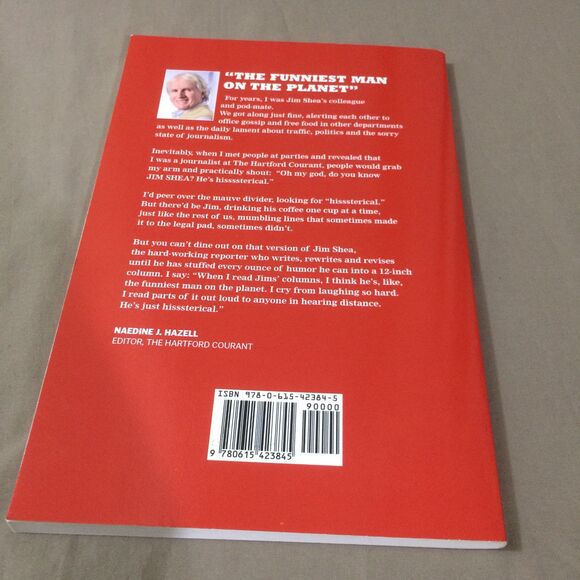 Too Shea Jim Shea Hartford Courant Humor Essays Book Regional Connecticut Writer - Picture 2 of 5